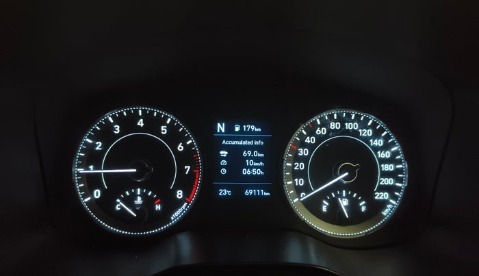 2021 Hyundai VENUE SX 1.0 (O) TURBO IMT, Petrol, Manual, 69,111 km, Odometer Image
