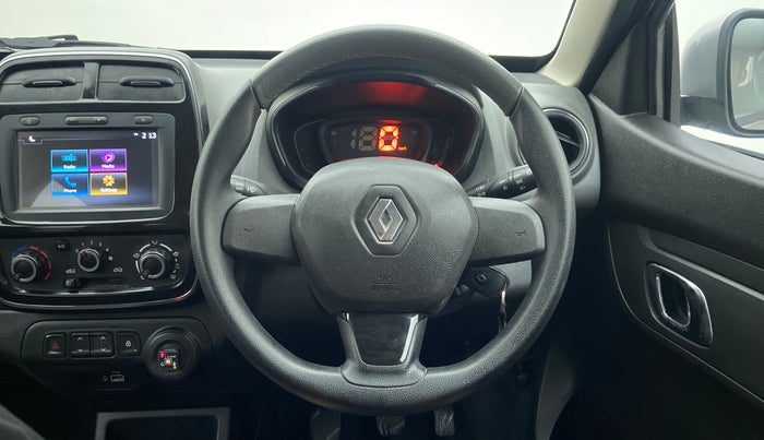 2019 Renault Kwid 1.0 RXT Opt, CNG, Manual, 2,638 km, Steering Wheel Close Up