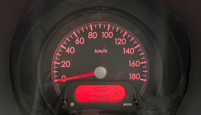2010 Maruti A Star VXI, Petrol, Manual, 50,887 km, Odometer Image