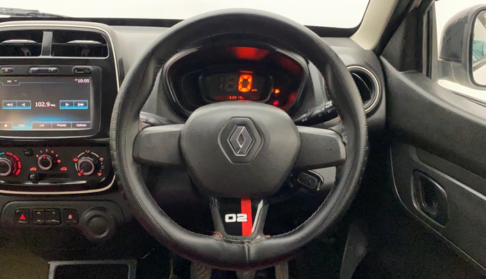2017 Renault Kwid 1.0 RXT 02 Anniversary Edition, Petrol, Manual, 53,719 km, Steering Wheel Close Up