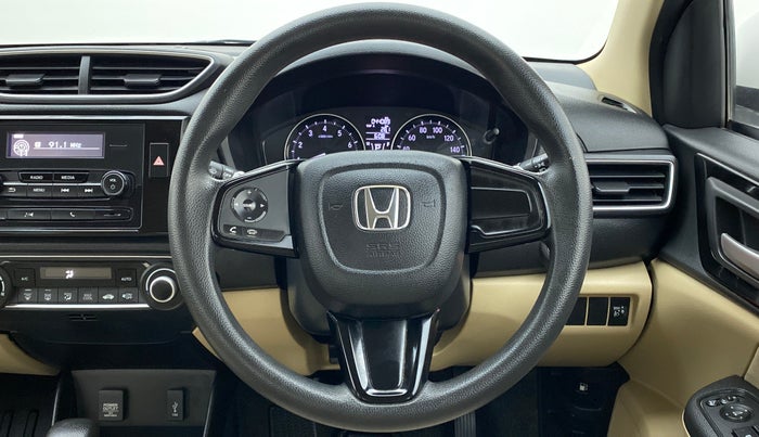 2018 Honda Amaze 1.2 V CVT I VTEC, Petrol, Automatic, 44,153 km, Steering Wheel Close Up