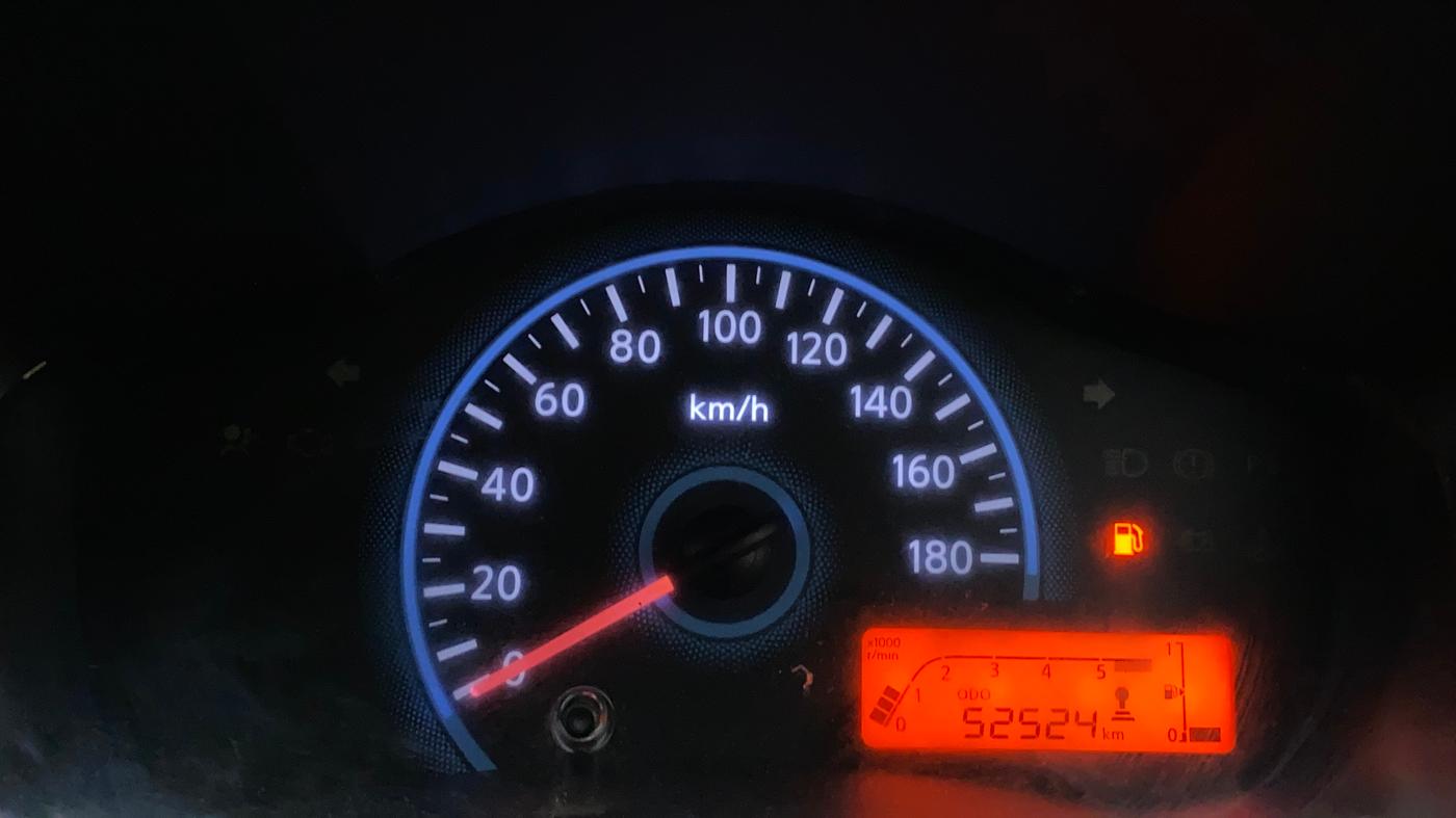 2017 Datsun Redi Go T (O), Petrol, Manual, 52,787 km, Odometer Image