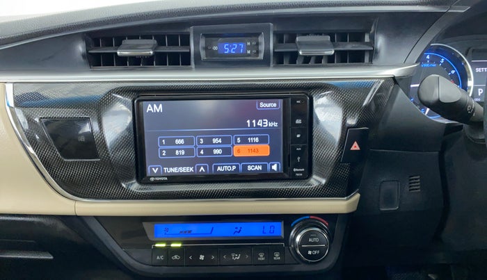 2016 Toyota Corolla Altis G CVT PETROL, Petrol, Automatic, 36,134 km, Air Conditioner