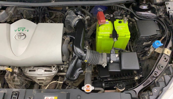 2019 Toyota YARIS J MT, CNG, Manual, 1,20,485 km, Engine View - Left