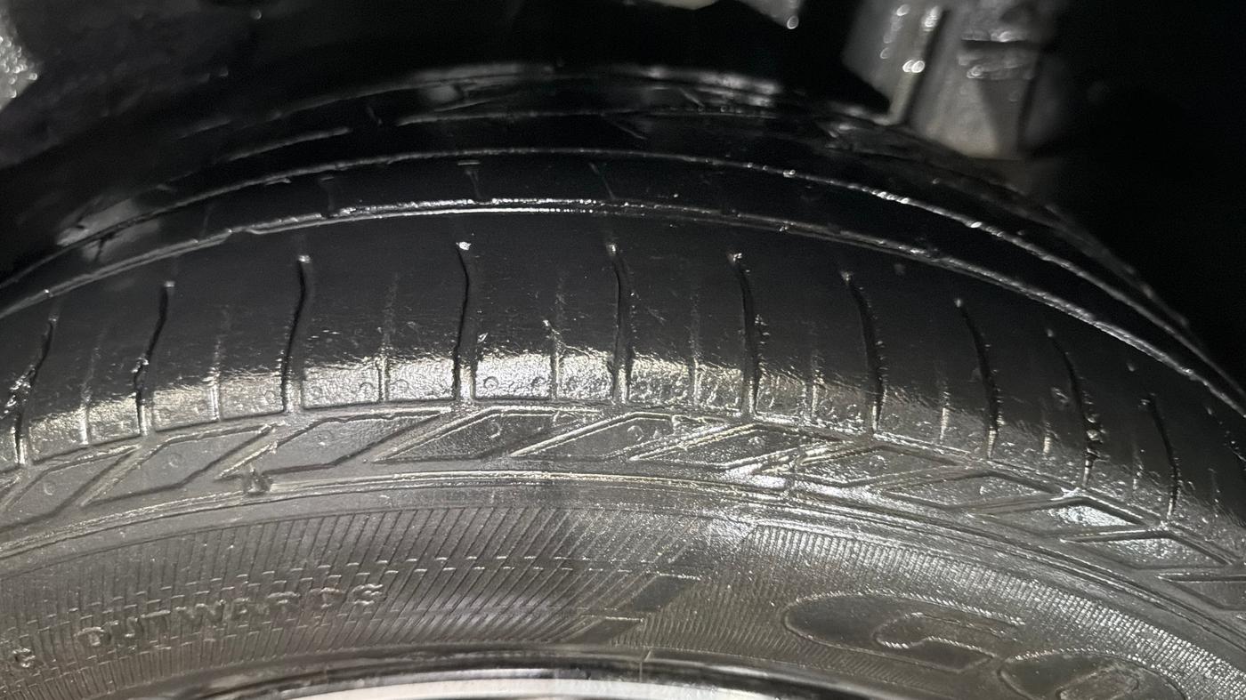 2021 Tata NEXON XZA PLUS DIESEL, Diesel, Automatic, 66,827 km, Left Rear Tyre Tread