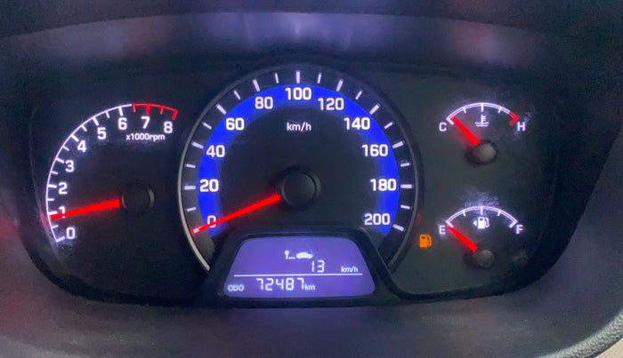 2014 Hyundai Xcent S (O) 1.2, Petrol, Manual, 72,476 km, Odometer Image