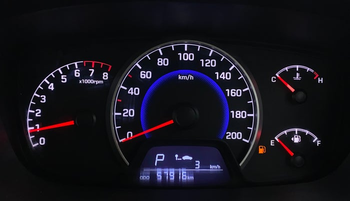 2018 Hyundai Grand i10 SPORTZ AT 1.2 KAPPA VTVT, Petrol, Automatic, 57,913 km, Odometer Image