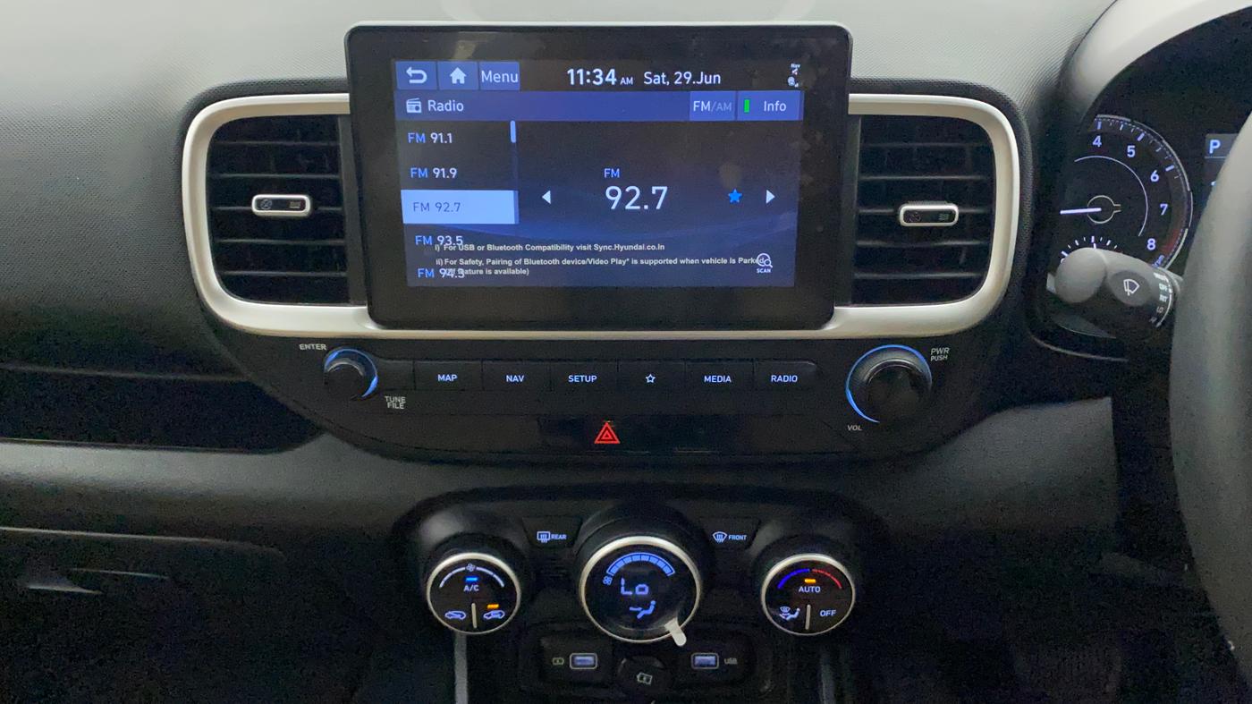2022 Hyundai VENUE SX PLUS 1.0 TURBO DCT, Petrol, Automatic, 15,410 km, Air Conditioner