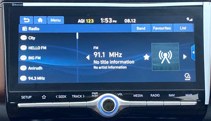 2021 Hyundai ALCAZAR PLATINUM (O) 6STR 2.0 AT, Petrol, Automatic, 9,679 km, Infotainment System