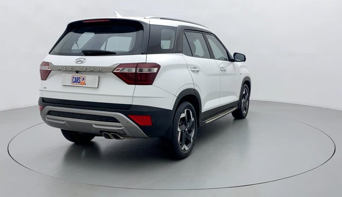 2021 Hyundai ALCAZAR PLATINUM (O) 6STR 2.0 AT, Petrol, Automatic, 9,679 km, Right Back Diagonal