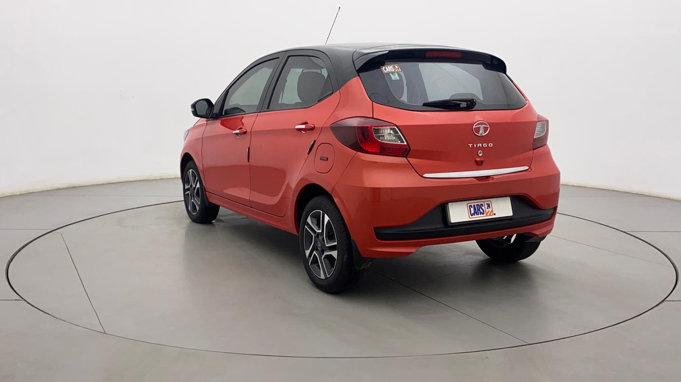 2022 Tata Tiago XZA PLUS DUAL TONE PETROL, Petrol, Automatic, 8,870 km, Left Back Diagonal