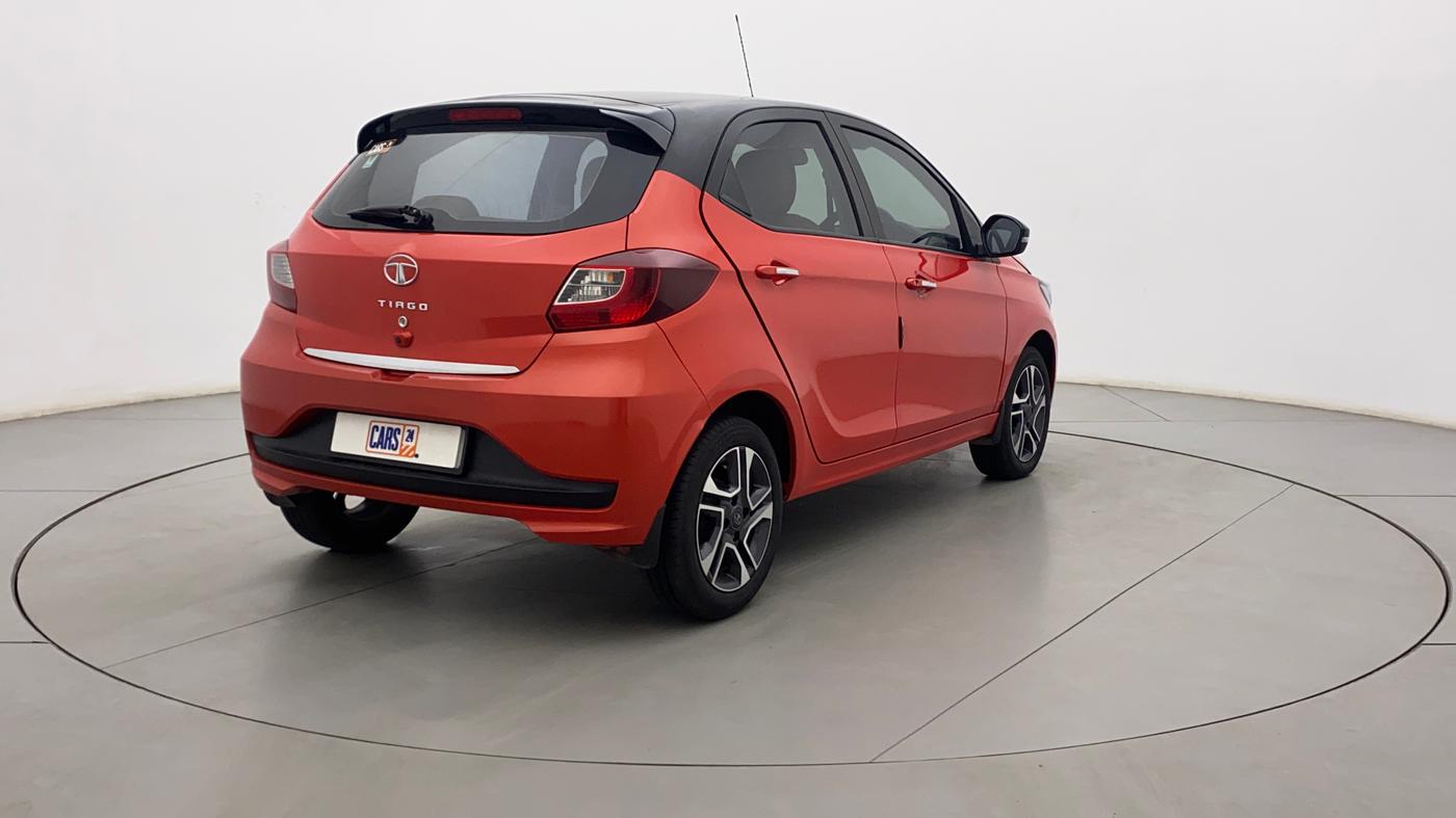 2022 Tata Tiago XZA PLUS DUAL TONE PETROL, Petrol, Automatic, 8,870 km, Right Back Diagonal
