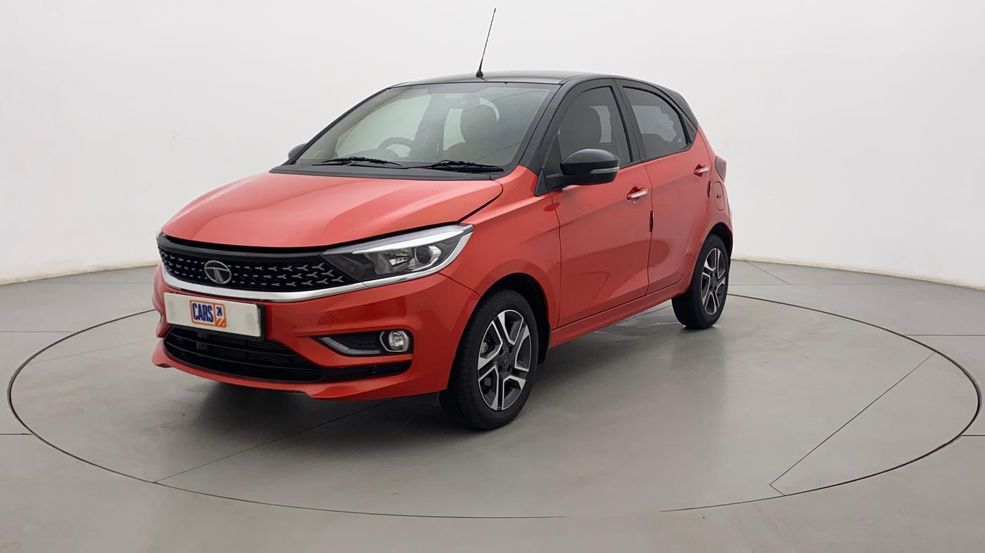 2022 Tata Tiago XZA PLUS DUAL TONE PETROL, Petrol, Automatic, 8,870 km, Left Front Diagonal