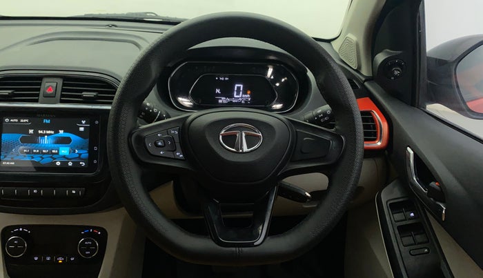 2022 Tata Tiago XZA PLUS DUAL TONE PETROL, Petrol, Automatic, 8,870 km, Steering Wheel Close Up