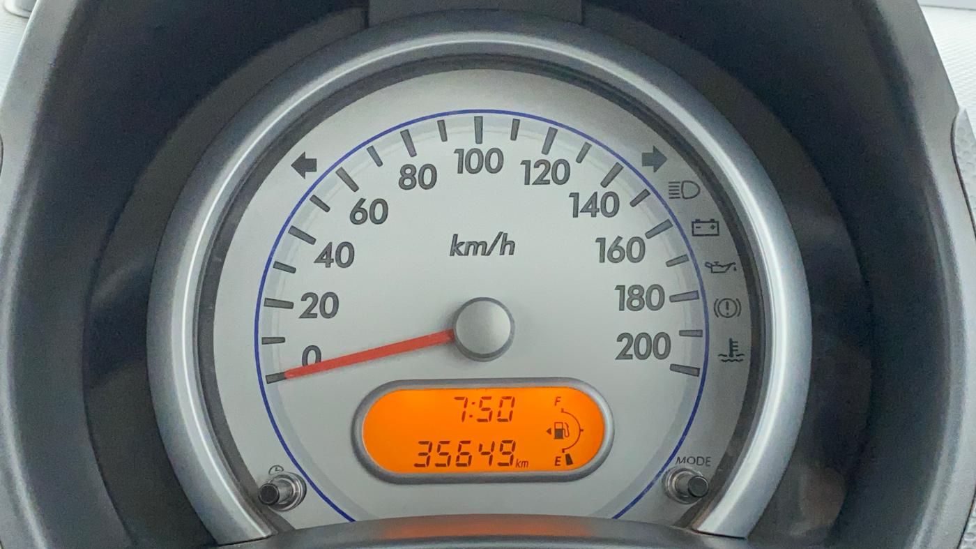 2014 Maruti Ritz VXI, Petrol, Manual, 35,649 km, Odometer Image