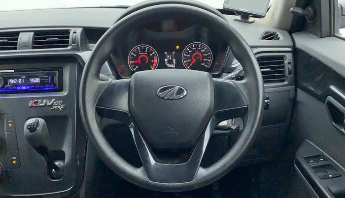 2018 Mahindra KUV 100 NXT K4+ P 6 STR, Petrol, Manual, 43,626 km, Steering Wheel Close Up