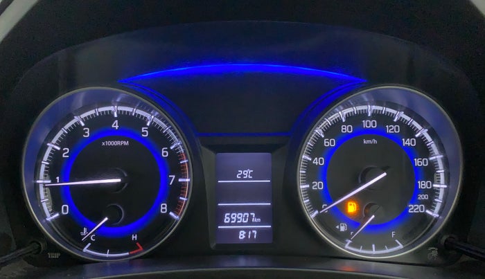 2015 Maruti Baleno DELTA PETROL 1.2, Petrol, Manual, 70,087 km, Odometer Image