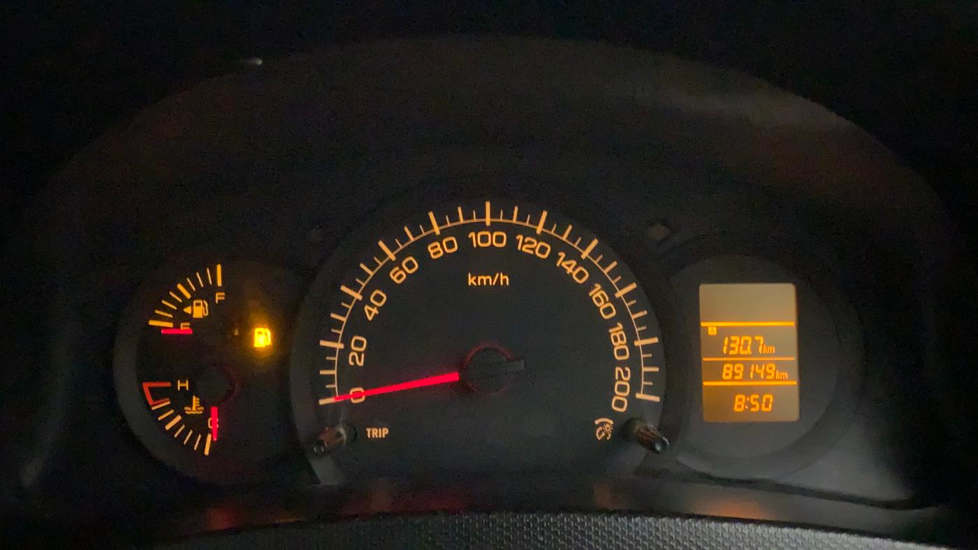 2014 Maruti Swift Dzire LXI, Petrol, Manual, 89,149 km, Odometer Image