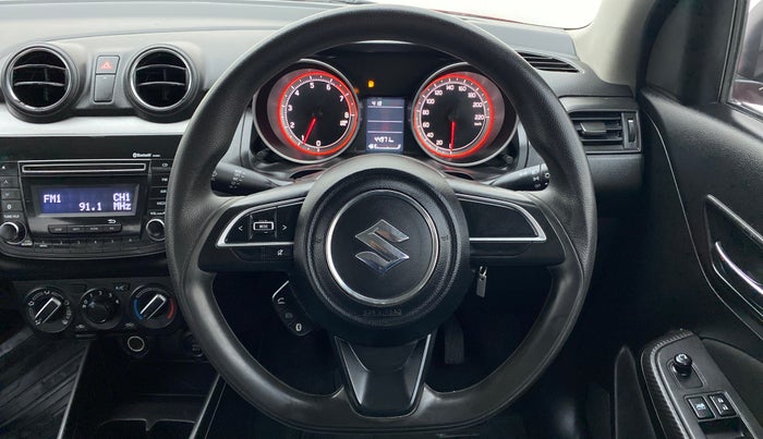 2018 Maruti Swift VXI D, CNG, Manual, 45,004 km, Steering Wheel Close Up