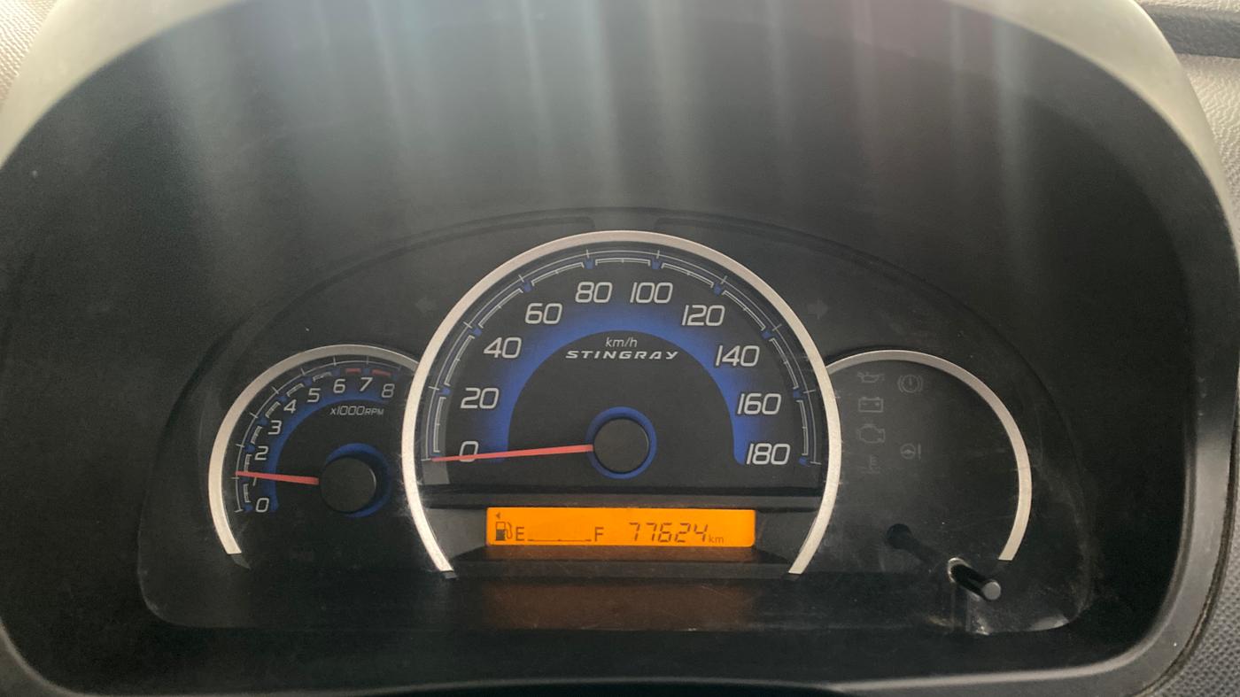 2014 Maruti Wagon R Stingray VXI, Petrol, Manual, 77,617 km, Odometer Image