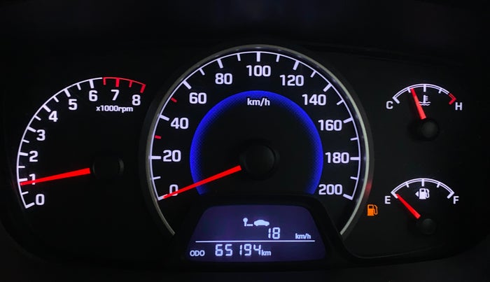 2017 Hyundai Grand i10 MAGNA 1.2 KAPPA VTVT, Petrol, Manual, 65,112 km, Odometer Image