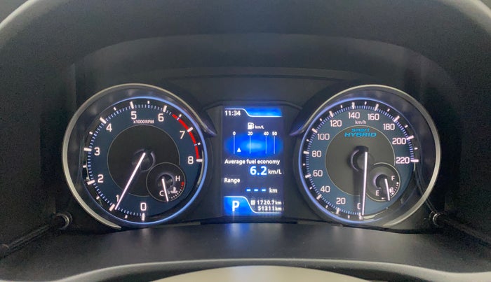 2021 Maruti Ertiga VXI AT SHVS, Petrol, Automatic, 51,310 km, Odometer Image