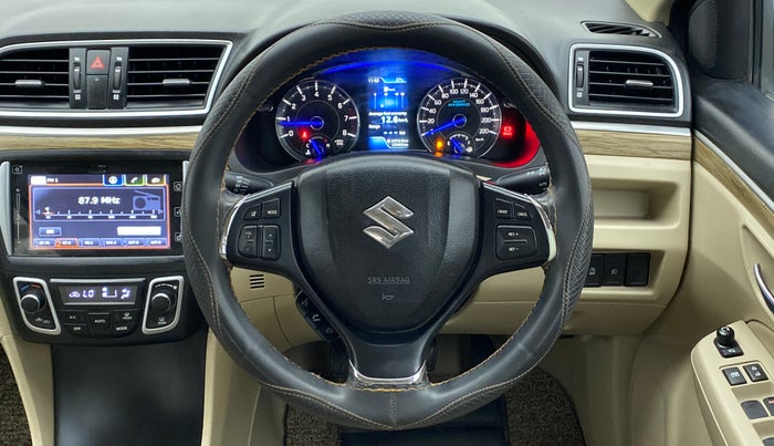 2020 Maruti Ciaz ALPHA 1.5 MT VTVT SHVS, Petrol, Manual, 23,687 km, Steering Wheel Close Up