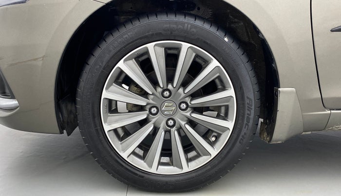 2020 Maruti Ciaz ALPHA 1.5 MT VTVT SHVS, Petrol, Manual, 23,687 km, Left Front Wheel