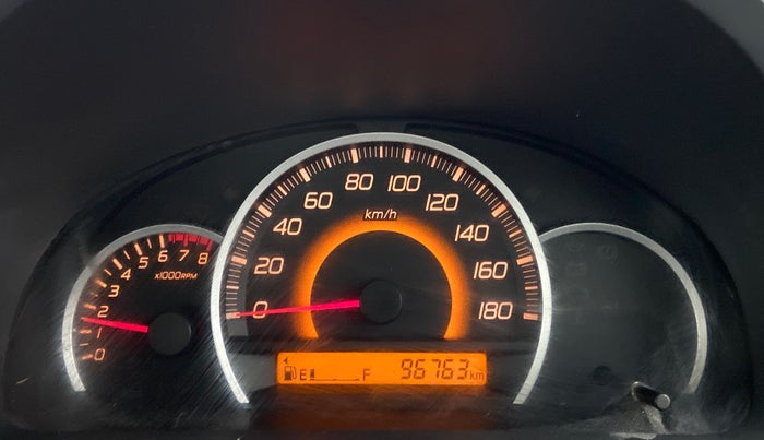 2012 Maruti Wagon R 1.0 VXI, Petrol, Manual, 96,763 km, Odometer Image