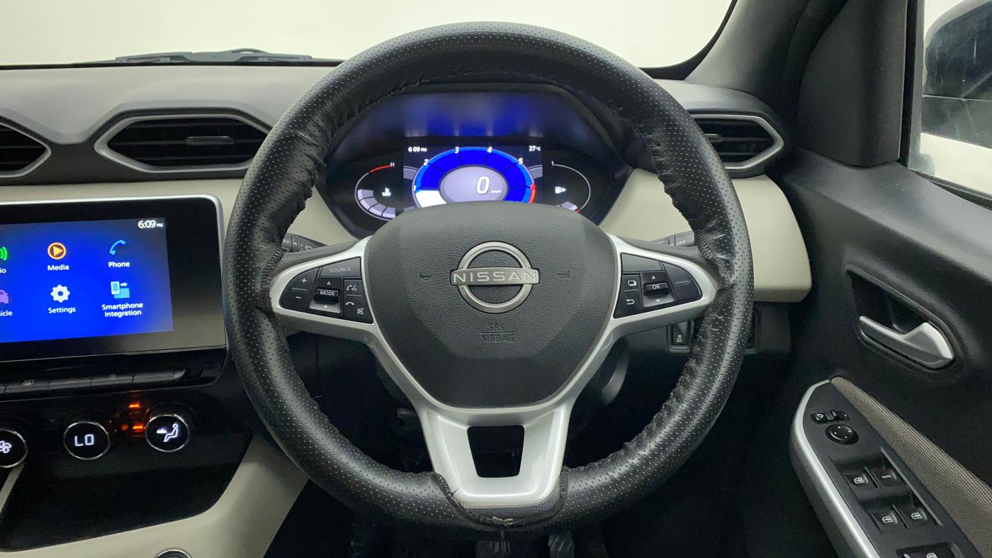 2021 Nissan MAGNITE XV TURBO, Petrol, Manual, 9,278 km, Steering Wheel Close Up