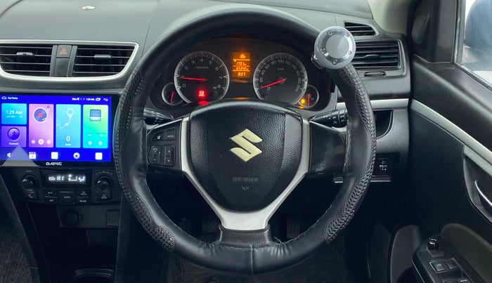2012 Maruti Swift ZXI D, Petrol, Manual, 65,408 km, Steering Wheel Close Up