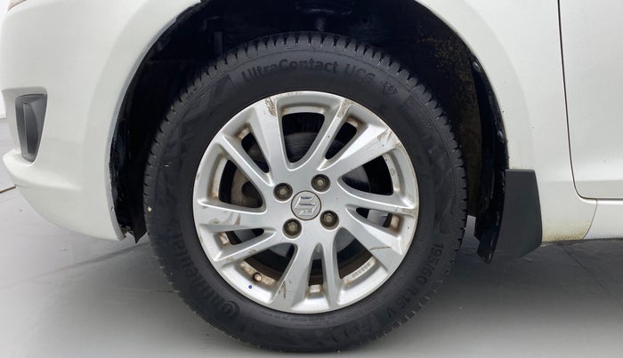 2012 Maruti Swift ZXI D, Petrol, Manual, 65,408 km, Left Front Wheel