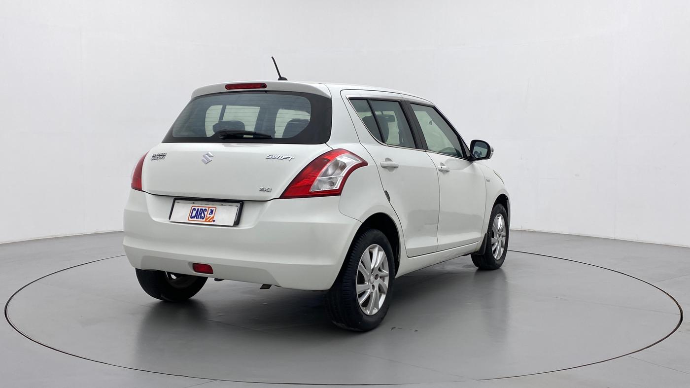 2012 Maruti Swift ZXI D, Petrol, Manual, 65,408 km, Right Back Diagonal