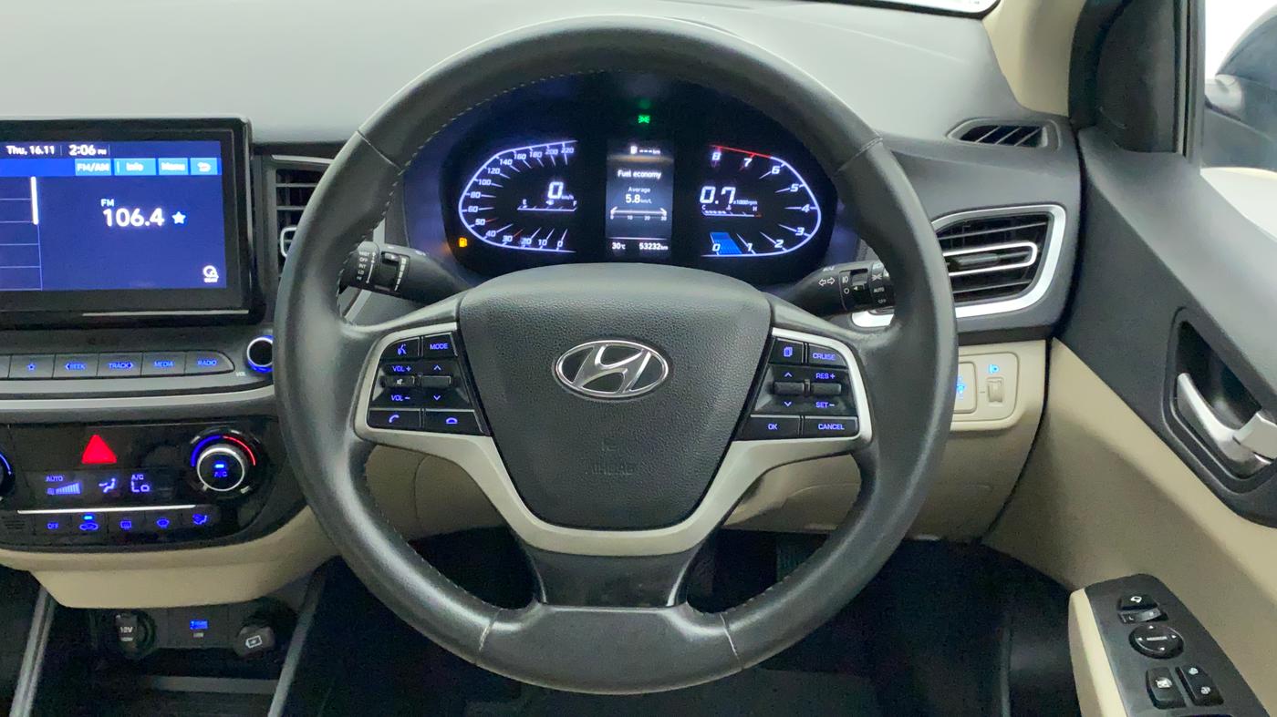 2020 Hyundai Verna SX 1.5 VTVT, Petrol, Manual, 53,232 km, Steering Wheel Close Up