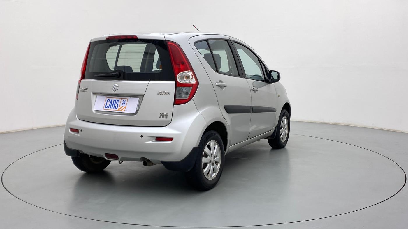 2011 Maruti Ritz ZXI, Petrol, Manual, 54,096 km, Right Back Diagonal