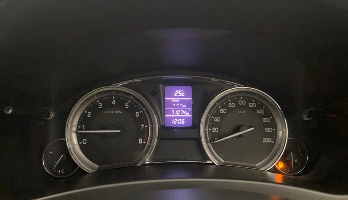 2017 Maruti Ciaz S 1.4 MT PETROL, Petrol, Manual, 71,051 km, Odometer Image