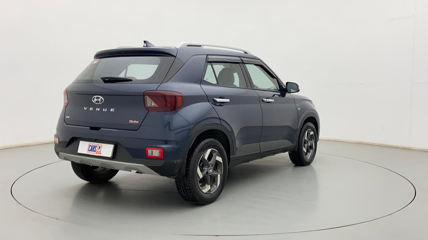 2021 Hyundai VENUE SX 1.0 (O) TURBO IMT, Petrol, Manual, 10,086 km, Right Back Diagonal