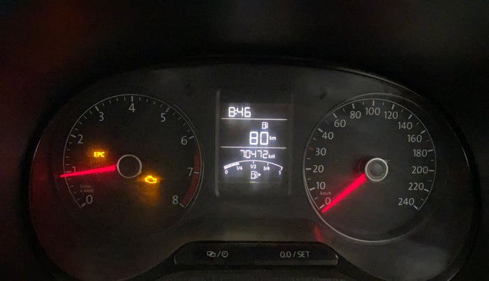 2016 Volkswagen Polo COMFORTLINE 1.2L, Petrol, Manual, 70,511 km, Odometer Image