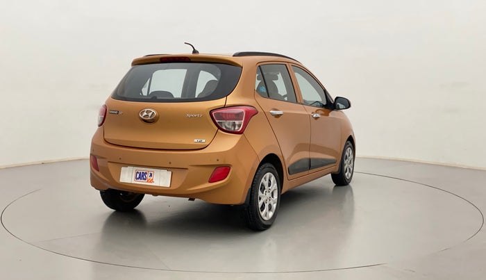 2014 Hyundai Grand i10 SPORTZ 1.2 KAPPA VTVT, Petrol, Manual, 13,424 km, Right Back Diagonal