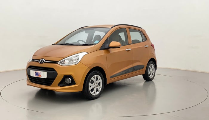 2014 Hyundai Grand i10 SPORTZ 1.2 KAPPA VTVT, Petrol, Manual, 13,424 km, Left Front Diagonal