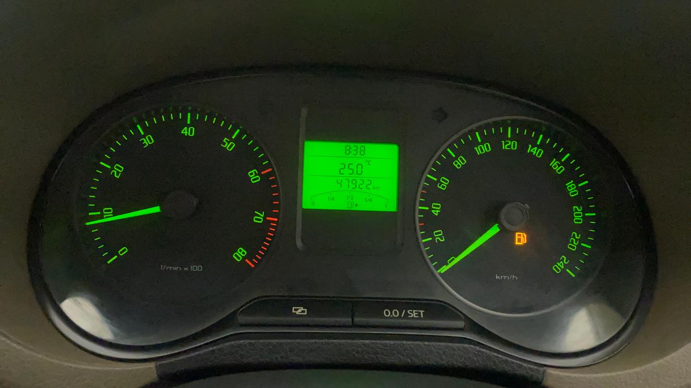 2013 Skoda Rapid ACTIVE 1.6 MPI MT PLUS, Petrol, Manual, 48,095 km, Odometer Image