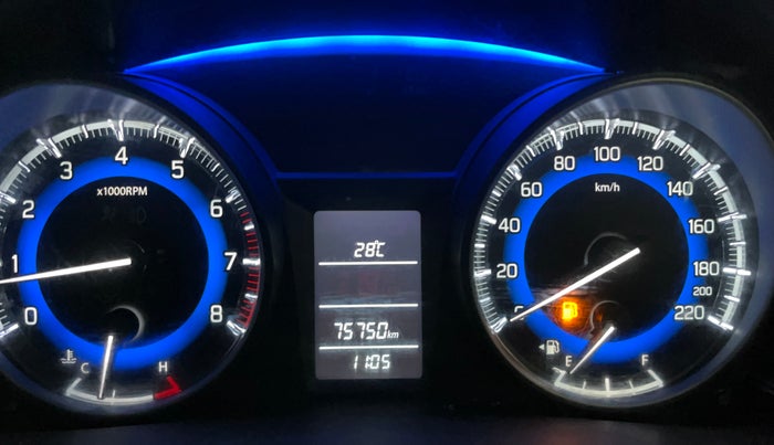 2021 Maruti Baleno DELTA PETROL 1.2, Petrol, Manual, 75,742 km, Odometer Image
