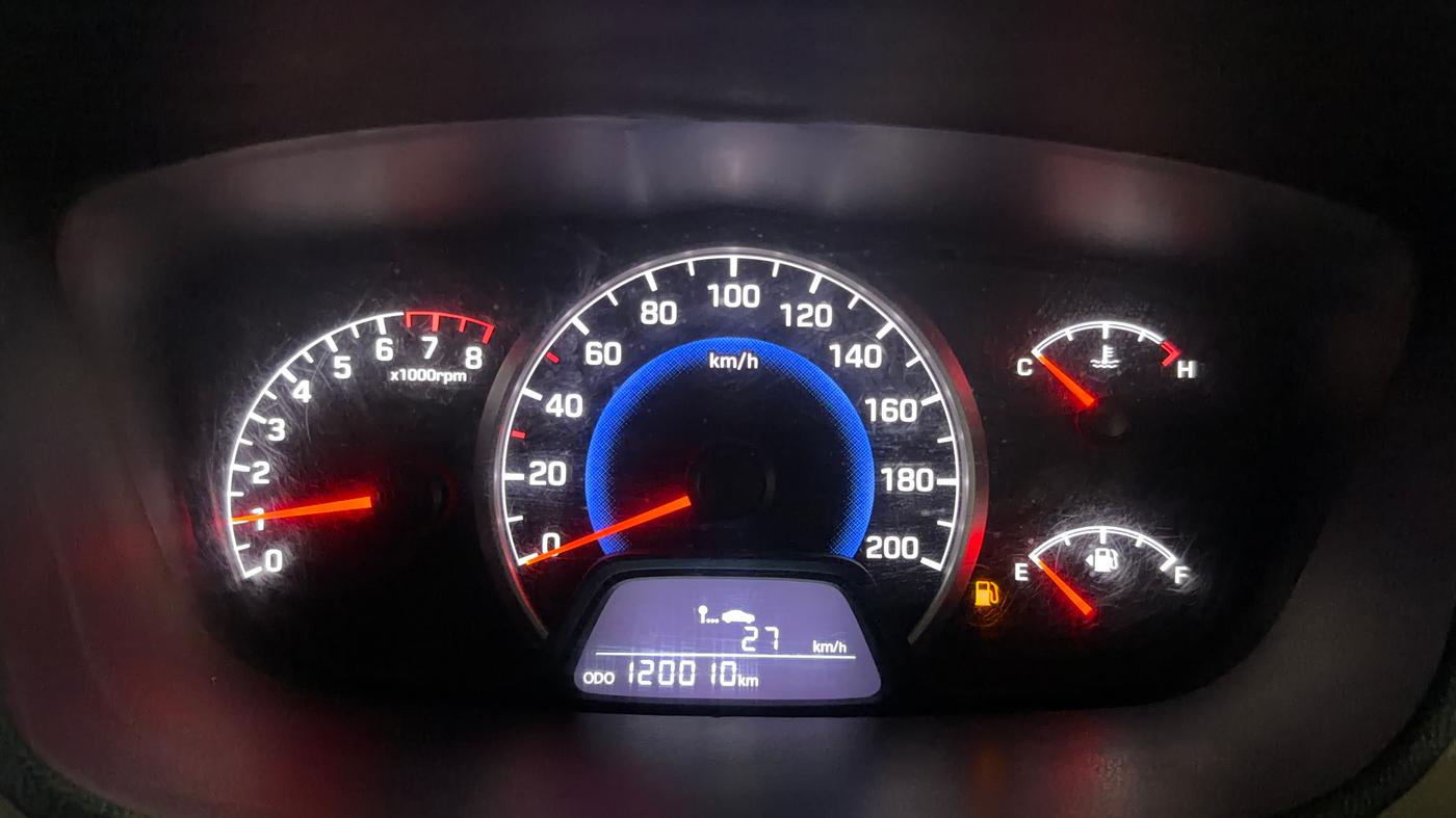2018 Hyundai Grand i10 SPORTZ 1.2 KAPPA VTVT, CNG, Manual, 1,20,087 km, Odometer Image