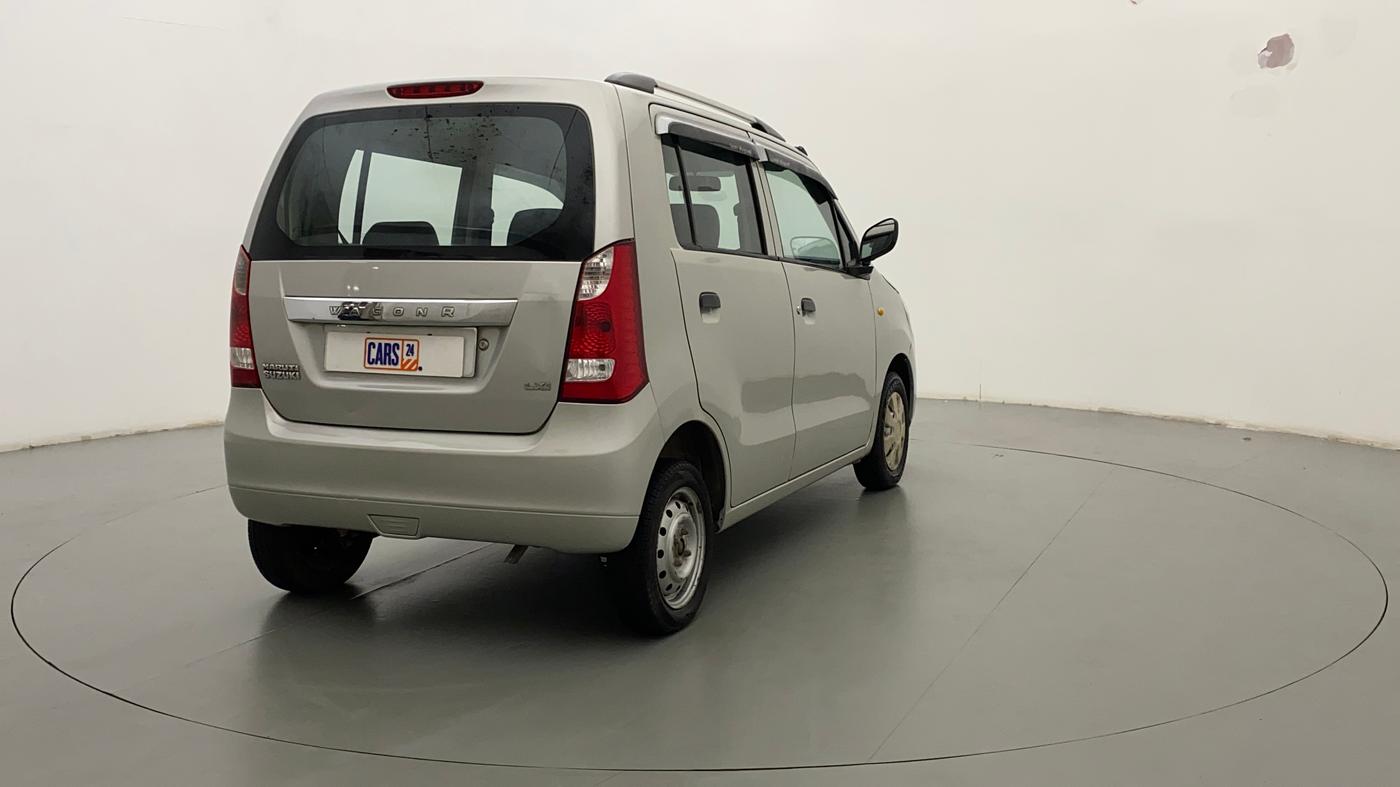 2012 Maruti Wagon R 1.0 LXI CNG, CNG, Manual, 58,318 km, Right Back Diagonal