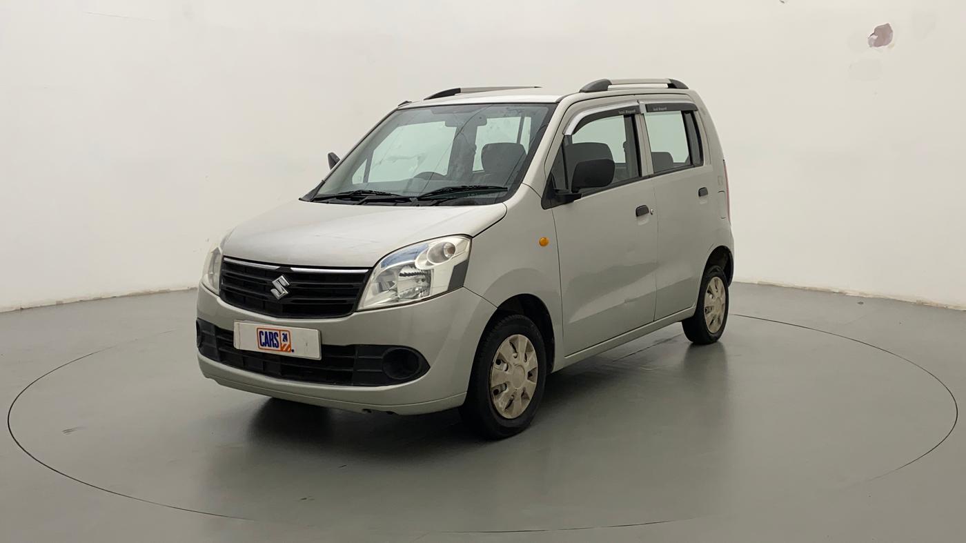 2012 Maruti Wagon R 1.0 LXI CNG, CNG, Manual, 58,318 km, Left Front Diagonal