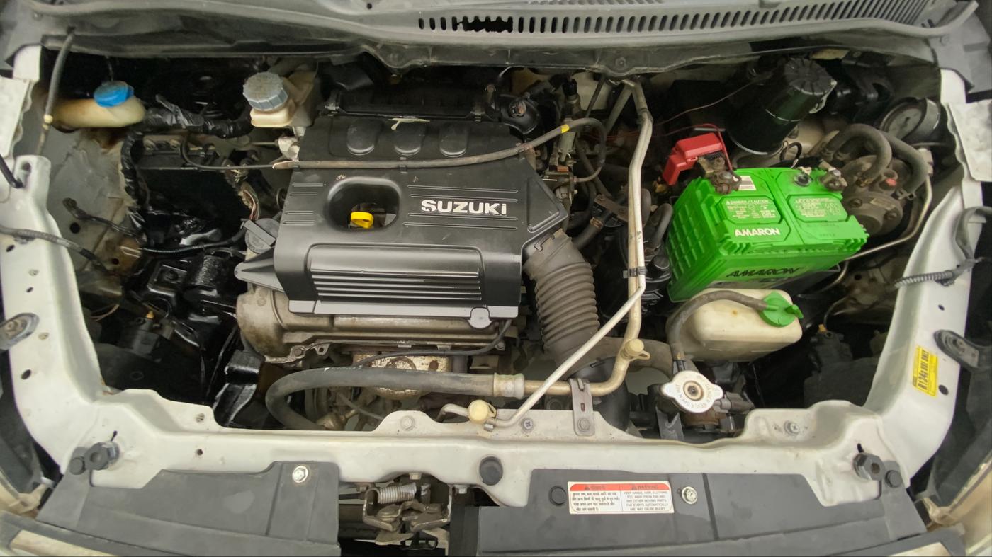 2012 Maruti Wagon R 1.0 LXI CNG, CNG, Manual, 58,318 km, Open Bonet