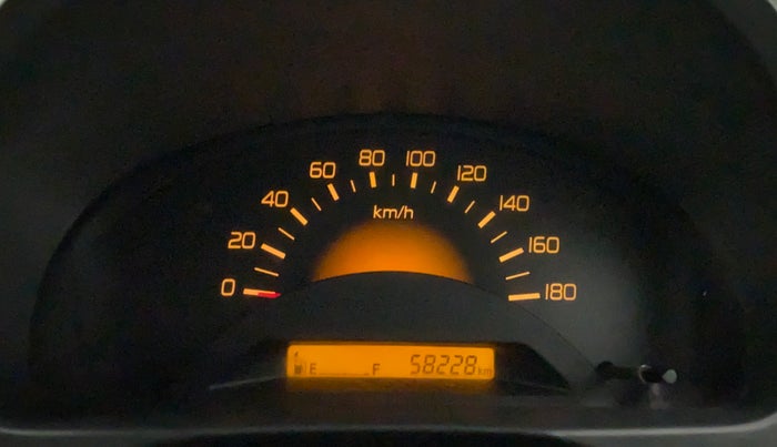 2012 Maruti Wagon R 1.0 LXI CNG, CNG, Manual, 58,318 km, Odometer Image