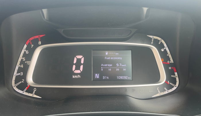 2020 KIA SONET HTX 1.0 IMT, Petrol, Manual, 1,09,076 km, Odometer Image