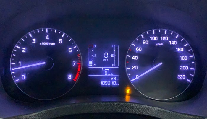 2016 Hyundai Creta S 1.6 PETROL, Petrol, Manual, 1,09,310 km, Odometer Image
