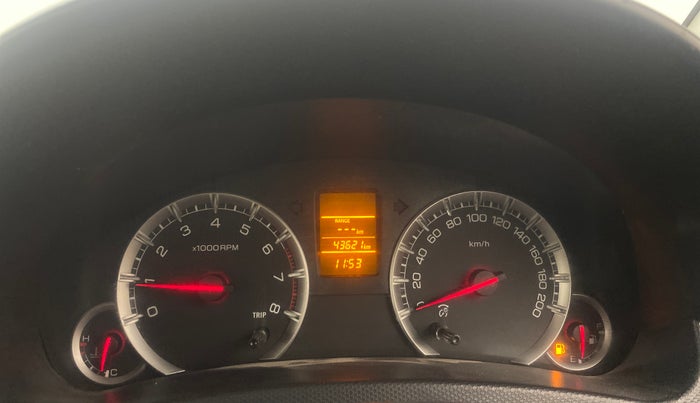 2017 Maruti Swift VXI, Petrol, Manual, 43,596 km, Odometer Image